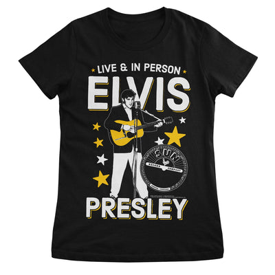 Elvis Presley - Live & In Person Women T-Shirt