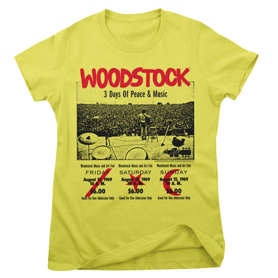 Woodstock - 3 Day Ticket Women T-Shirt