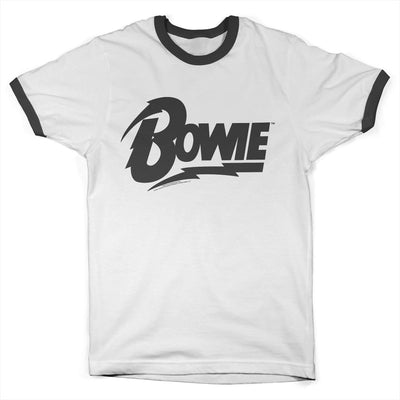 David Bowie - Logo Ringer Mens T-Shirt