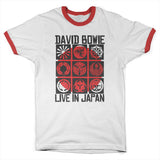 David Bowie - Live In Japan Ringer Mens T-Shirt