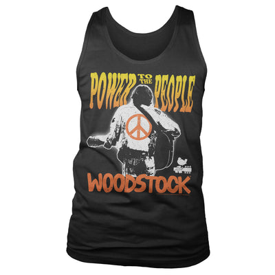 Woodstock - Power To The People Mens Tank Top Vest