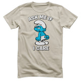 Smurfs - The Smurfs - Ask Me If I Care Mens T-Shirt