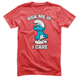 Smurfs - The Smurfs - Ask Me If I Care Mens T-Shirt