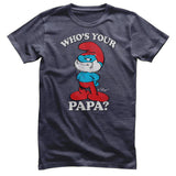 Smurfs - Who's Your Papa Mens T-Shirt