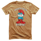 Smurfs - Who's Your Papa Mens T-Shirt