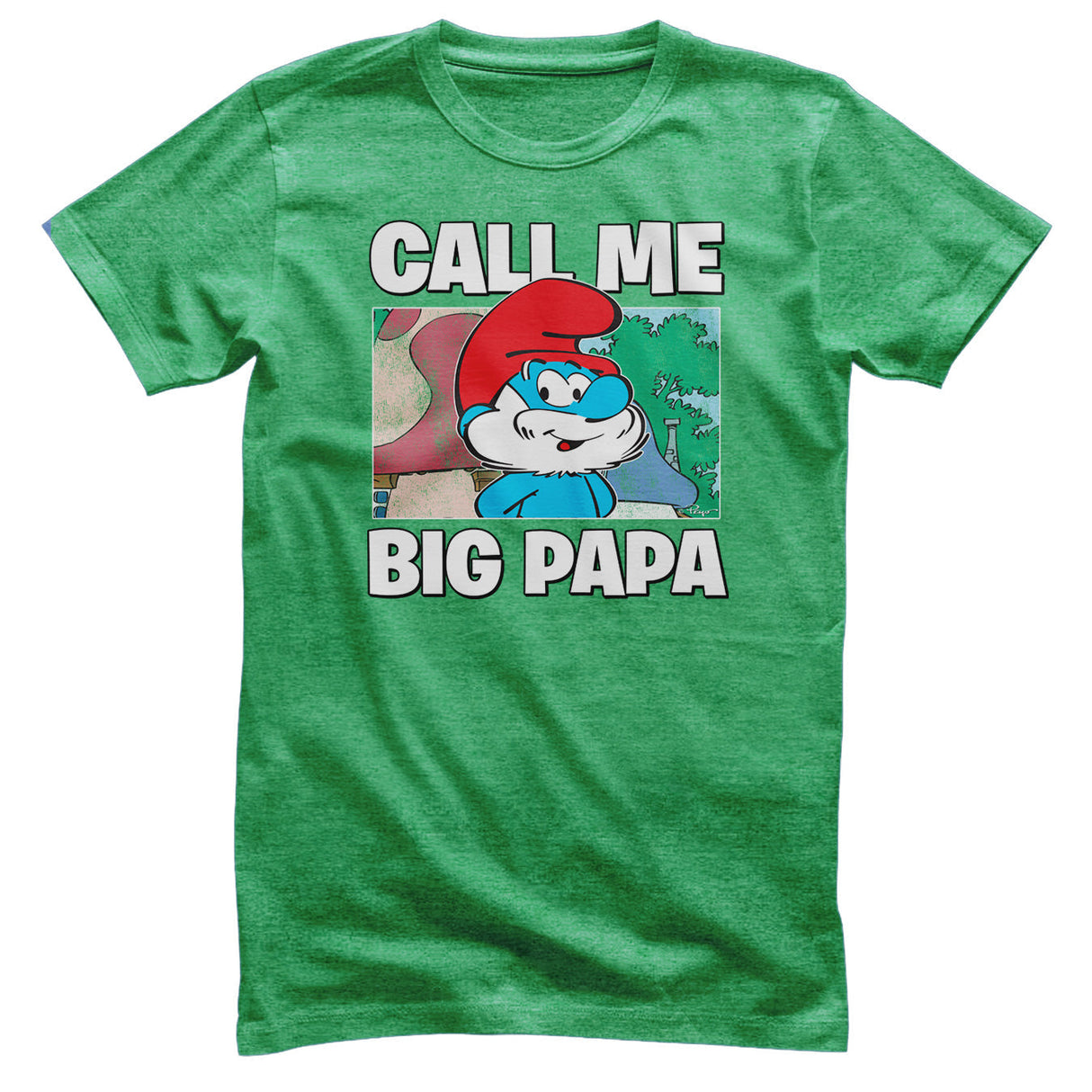 Smurfs - Call Me Big Papa Mens T-Shirt