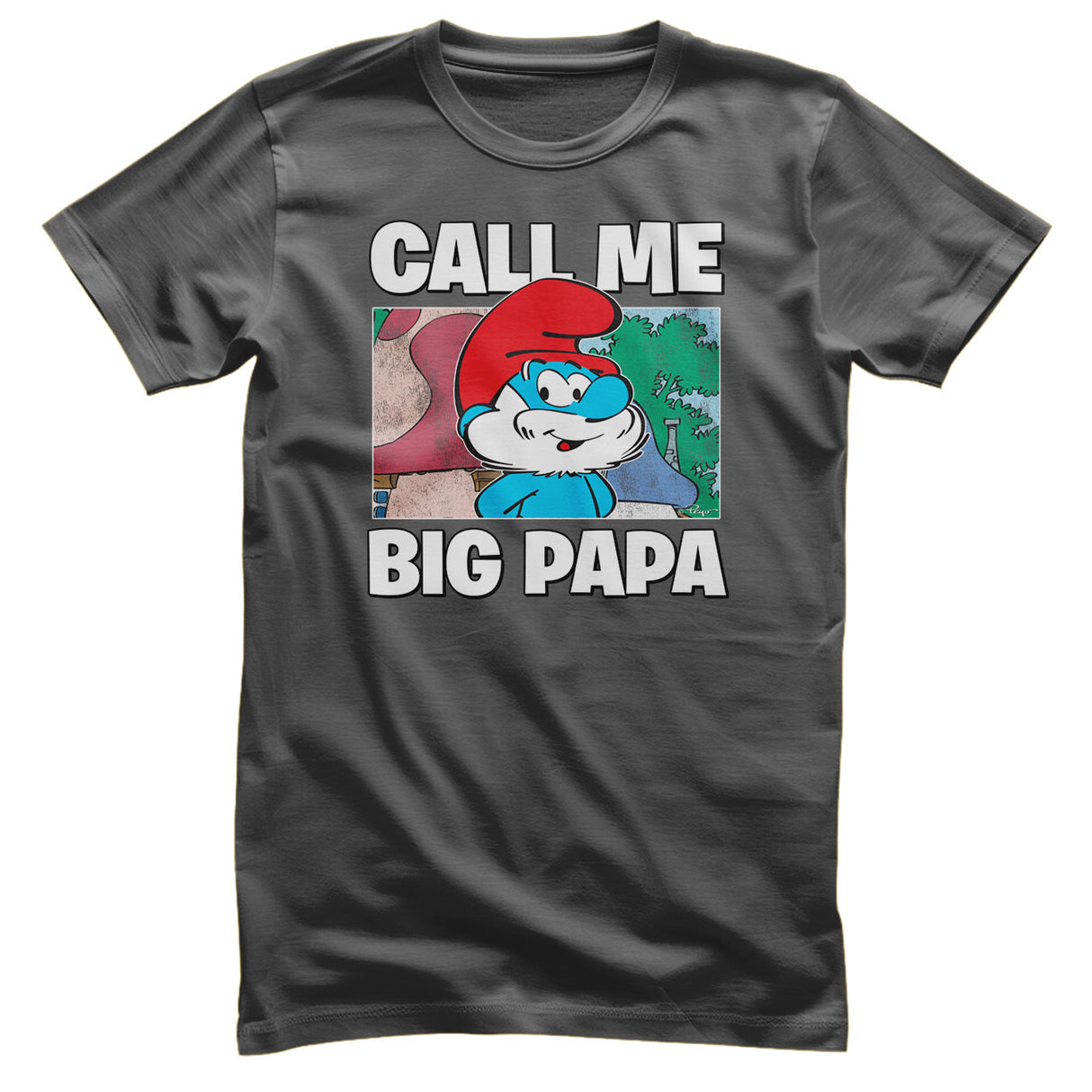 Smurfs - Call Me Big Papa Mens T-Shirt