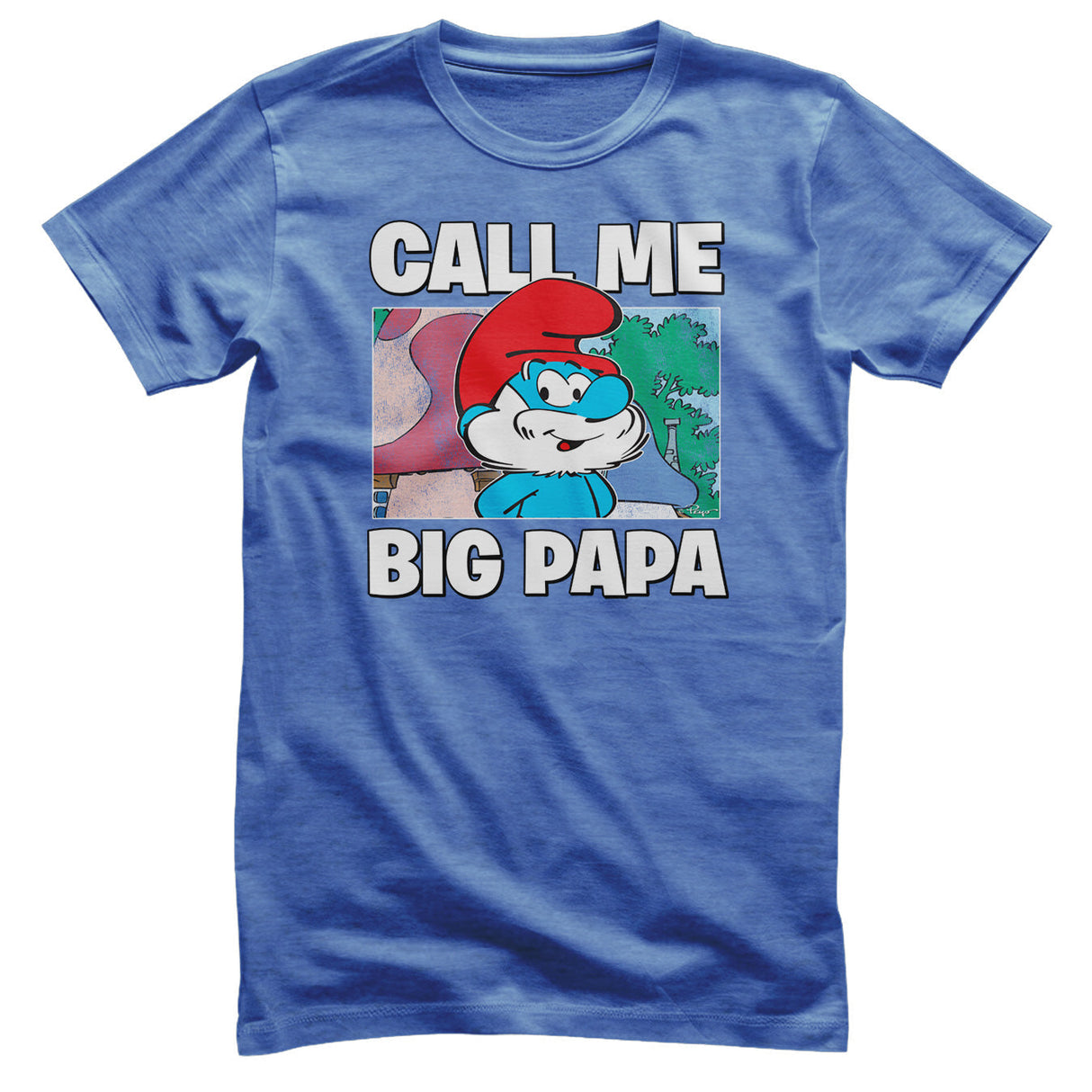 Smurfs - Call Me Big Papa Mens T-Shirt