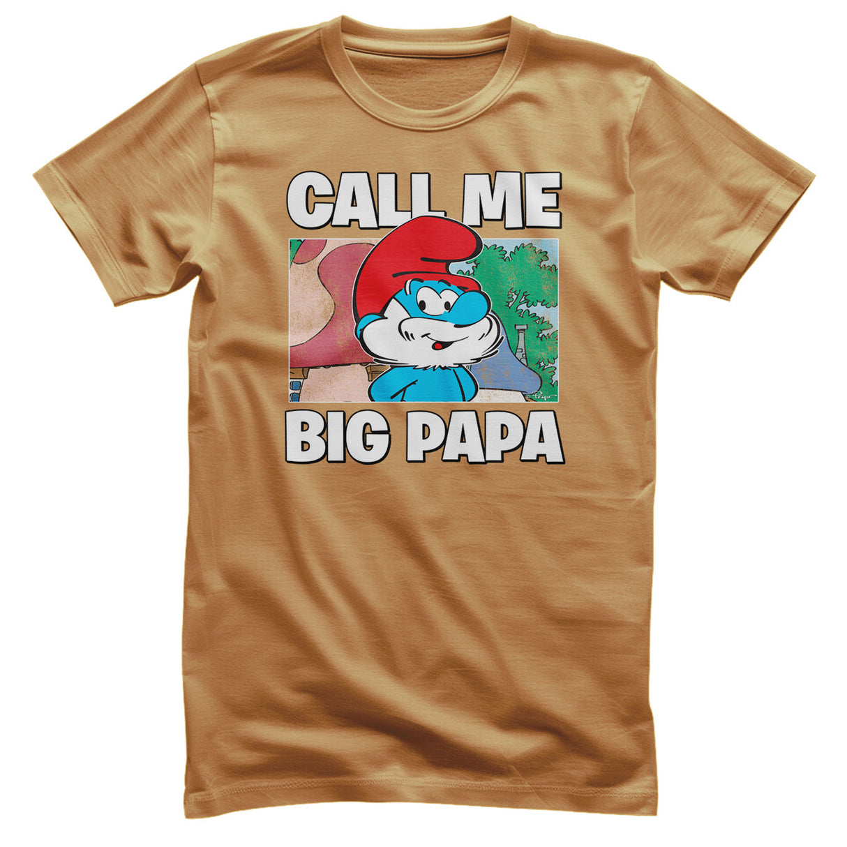 Smurfs - Call Me Big Papa Mens T-Shirt