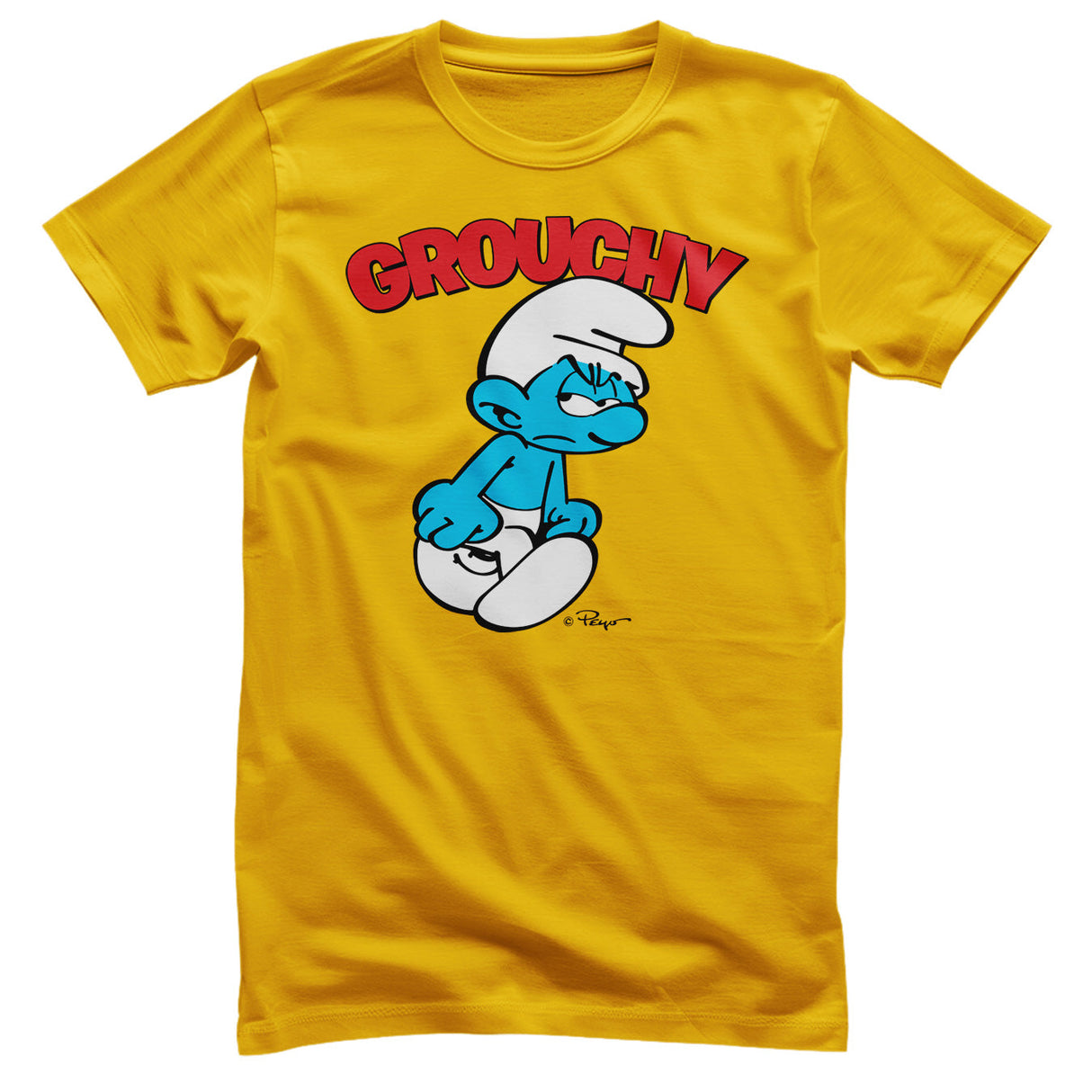 Smurfs - Grouchy Mens T-Shirt