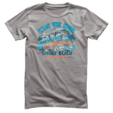 Smurfs - Ride The Wave - Smurf Beach Mens T-Shirt
