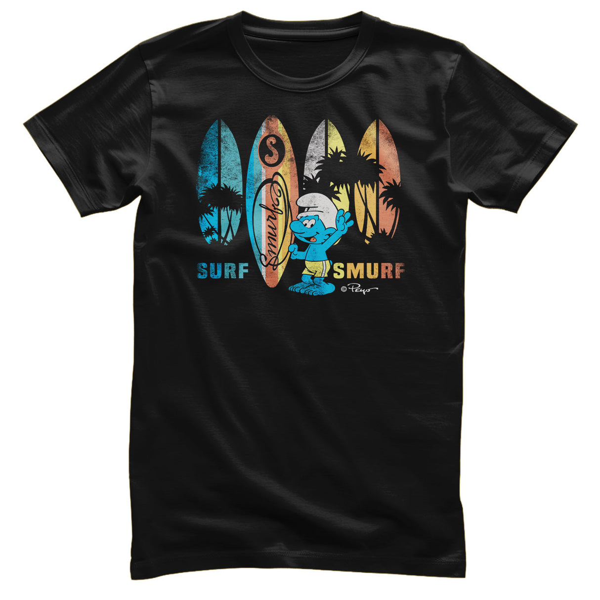 Smurfs - Surf Smurf Mens T-Shirt