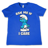 Smurfs - The Smurfs - Ask Me If I Care Kids T-Shirt