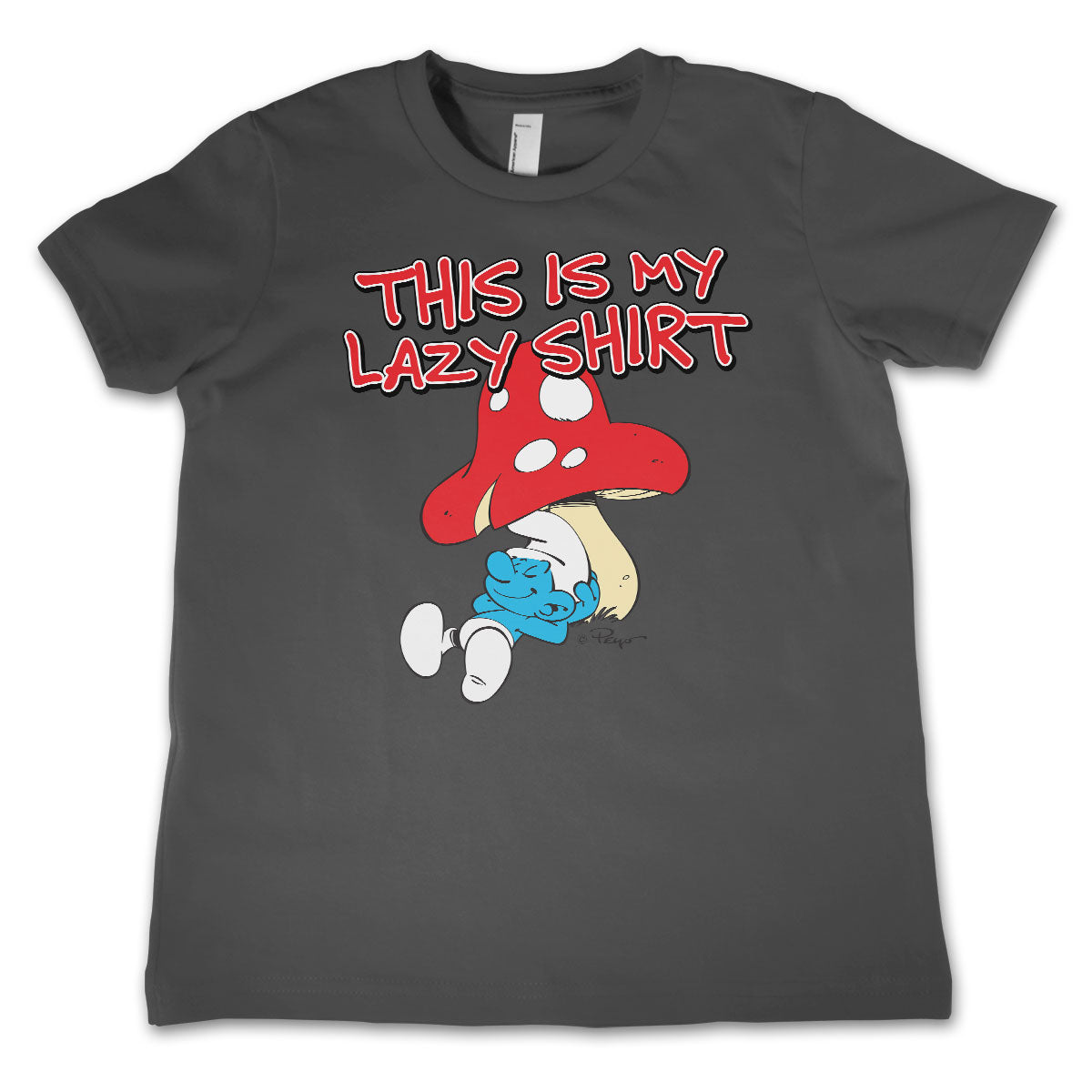 Smurfs - The Smurfs - This Is My Lazy Shirt Kids T-Shirt