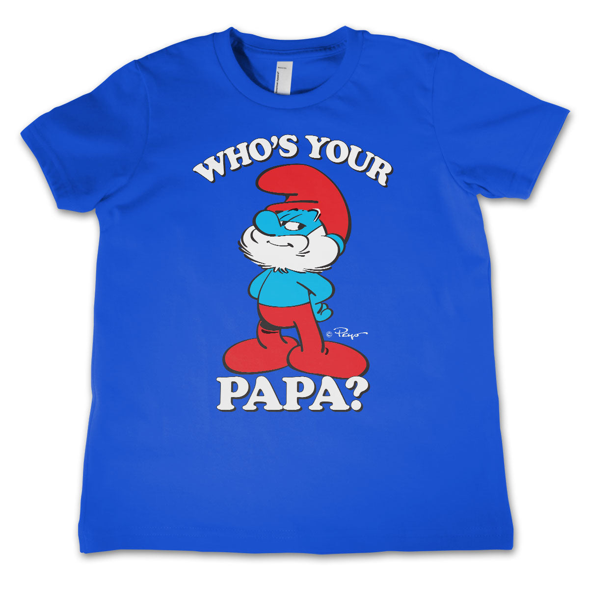 Smurfs - Who's Your Papa? Kids T-Shirt