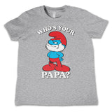 Smurfs - Who's Your Papa? Kids T-Shirt