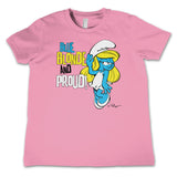 Smurfs - Blue, Blonde & Proud Kids T-Shirt