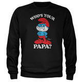 Smurfs - Who's Your Papa Sweatshirt