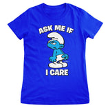 Smurfs - The Smurfs - Ask Me If I Care Women T-Shirt