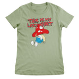 Smurfs - The Smurfs - This Is My Lazy Shirt Women T-Shirt