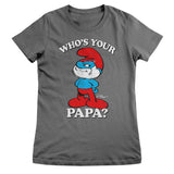 Smurfs - Who's Your Papa Women T-Shirt