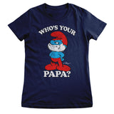 Smurfs - Who's Your Papa Women T-Shirt