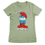 Smurfs - Who's Your Papa Women T-Shirt