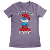 Smurfs - Who's Your Papa Women T-Shirt