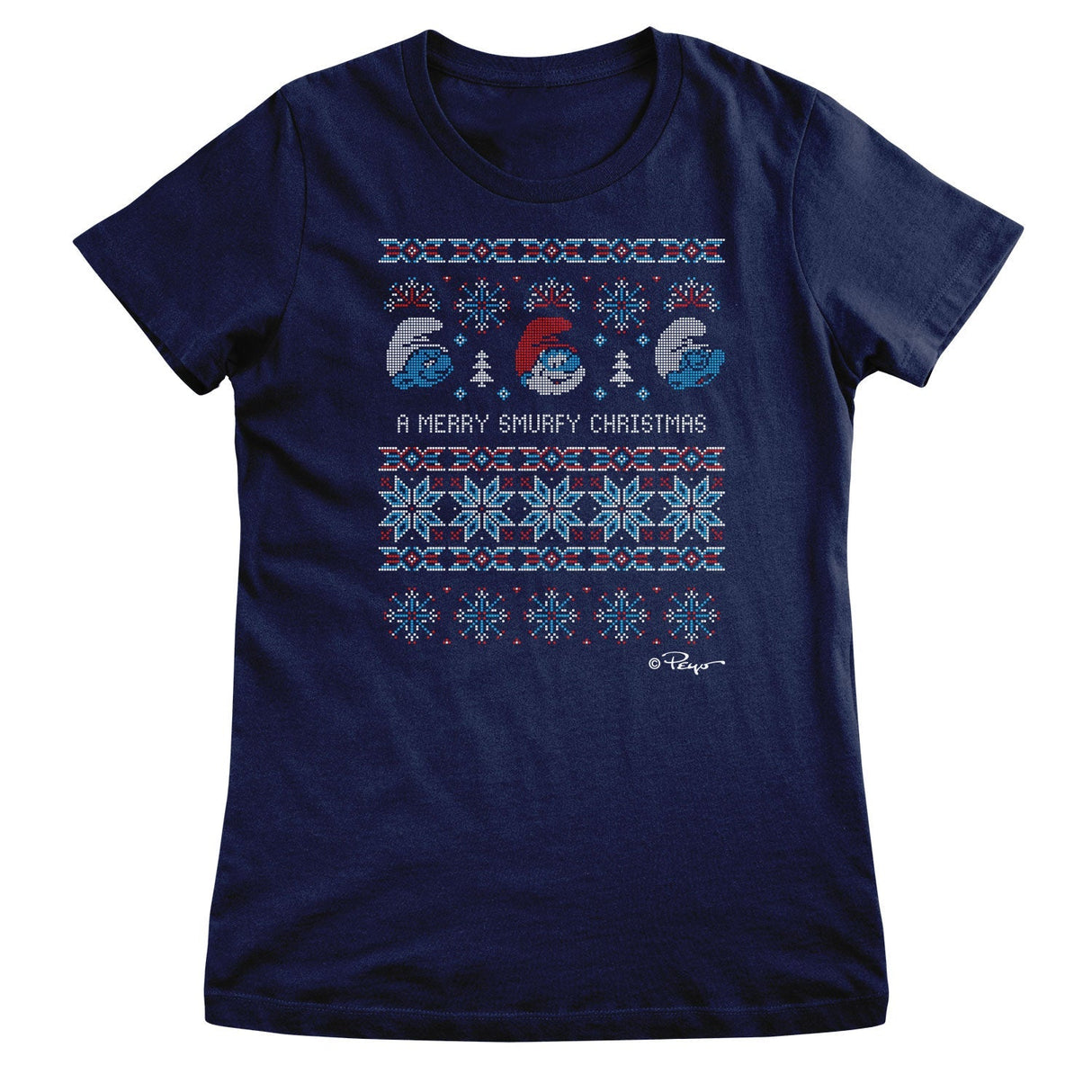 Smurfs - A Merry Smurfy Christmas Women T-Shirt