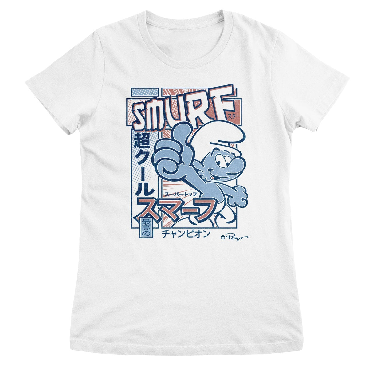 Smurfs - The Smurfs Japanese Poster Women T-Shirt