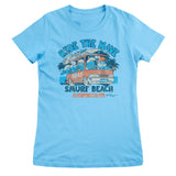 Smurfs - Ride The Wave - Smurf Beach Women T-Shirt
