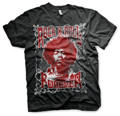 Jimi Hendrix - Rock'n Roll Forever Mens T-Shirt