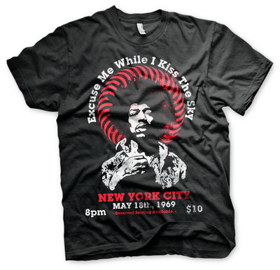 Jimi Hendrix - Live in New York Mens T-Shirt