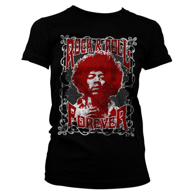 Jimi Hendrix - Rock'n Roll Forever Women T-Shirt