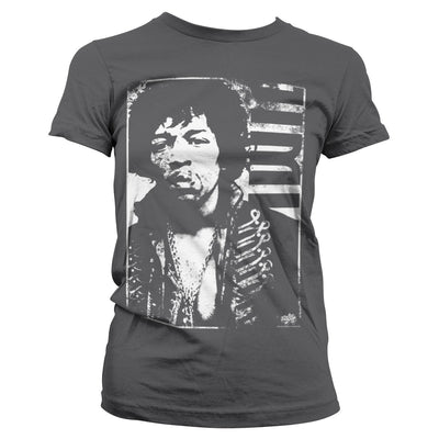 Jimi Hendrix - Distressed Women T-Shirt