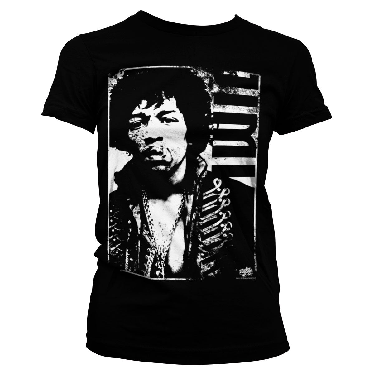 Jimi Hendrix - Distressed Women T-Shirt