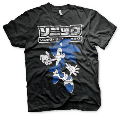 Sonic The Hedgehog - Japanese Logo Mens T-Shirt