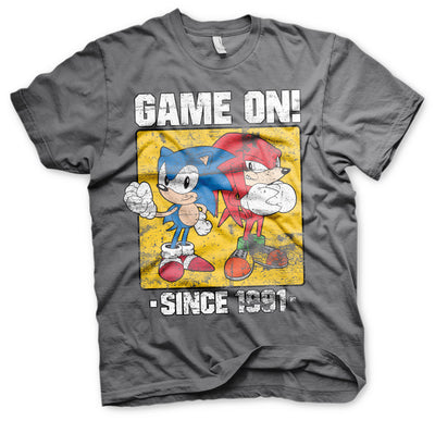 Sonic The Hedgehog - Sonic - Game On Since 1991 Mens T-Shirt