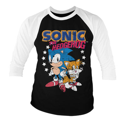 Sonic The Hedgehog - Sonic & Tails Baseball Long Sleeve T-Shirt