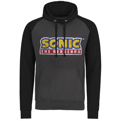 Sonic The Hedgehog - Cracked Logo Baseball Hoodie