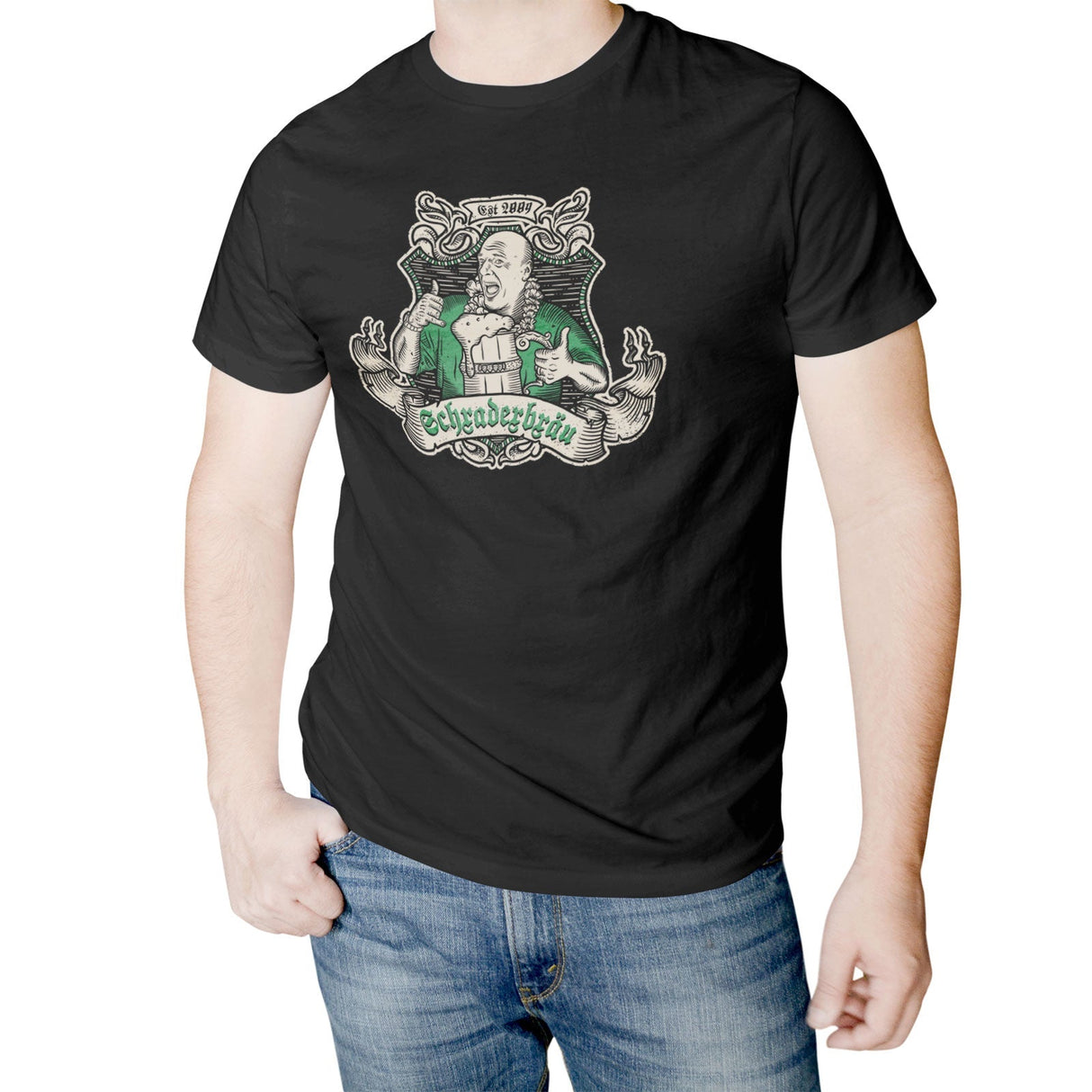 Breaking Bad - Schraderbräu Label Mens T-Shirt