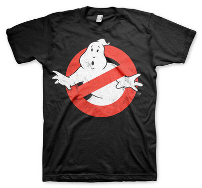 Ghostbusters - Distressed Logo Mens T-Shirt