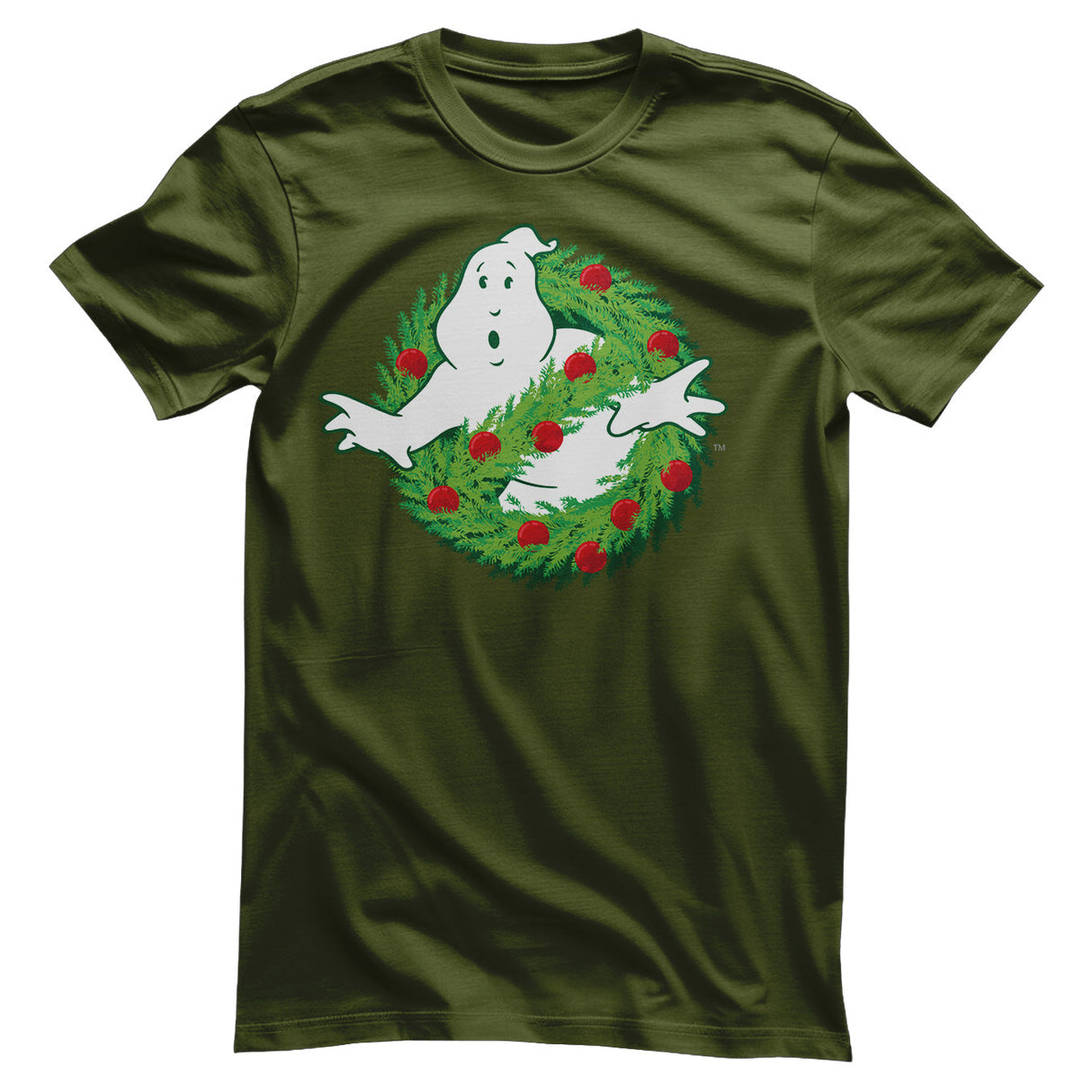 Ghostbusters - Christmas Logo Mens T-Shirt