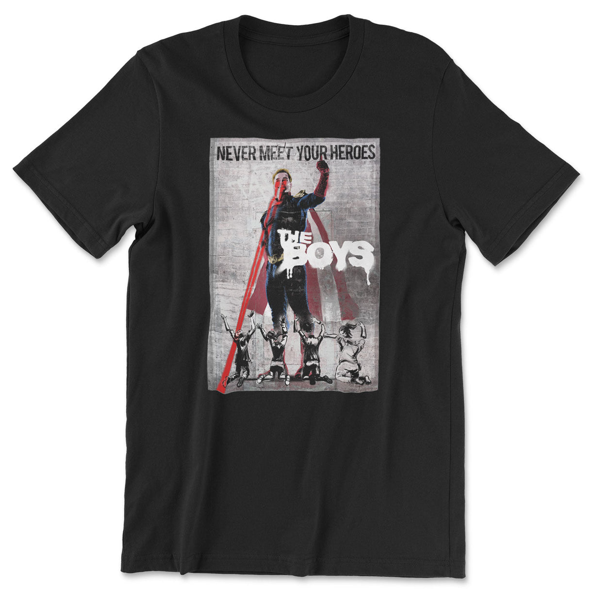 The Boys - Never Meet Your Heroes Mens T-Shirt