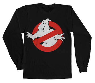 Ghostbusters - Distressed Logo Long Sleeve T-Shirt