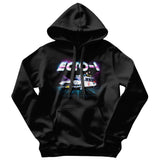 Ghostbusters - ECTO-1 80's Neon Grid Hoodie