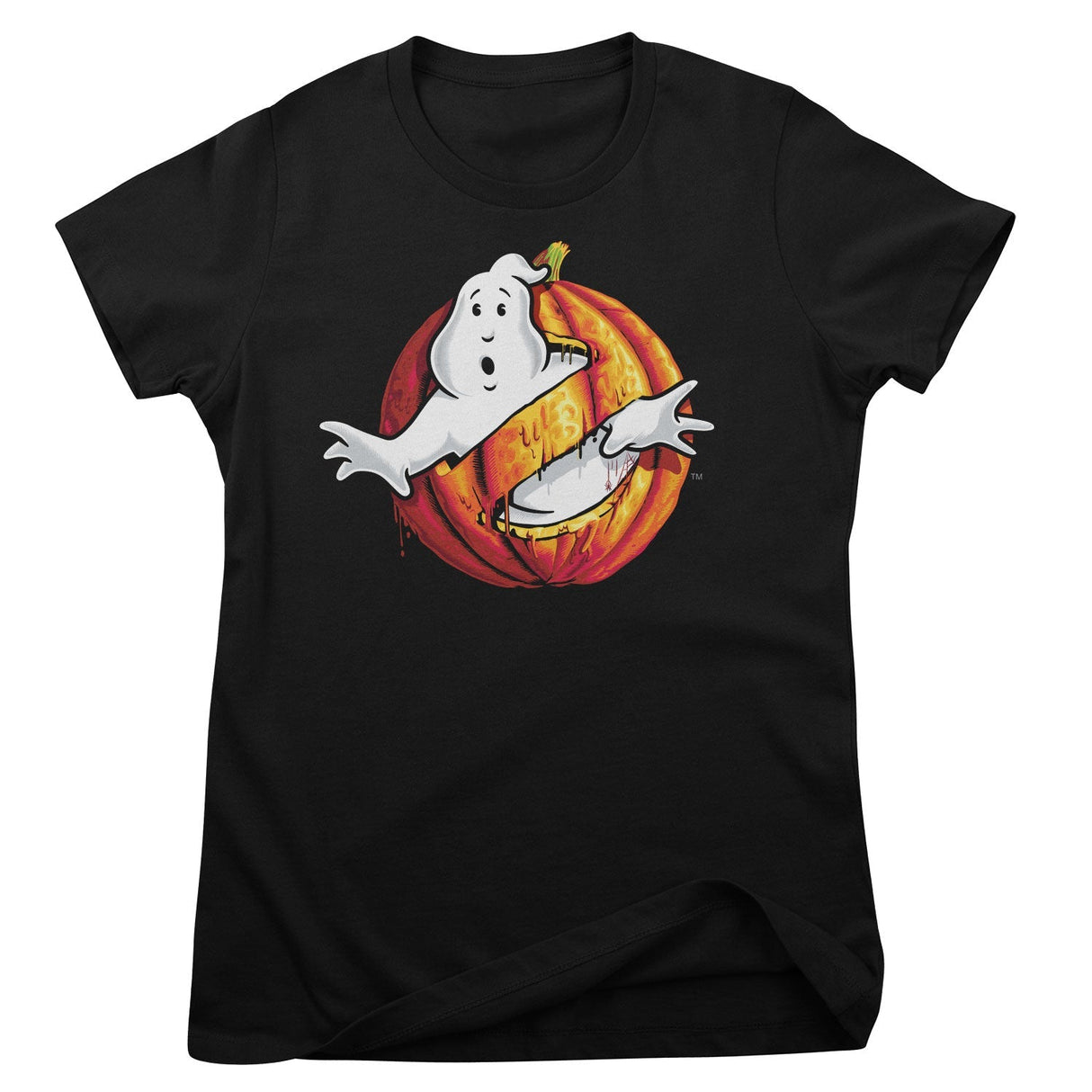 Ghostbusters - Halloween Pumpkin Logo Women T-Shirt