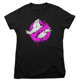 Ghostbusters - Pink Drip Logo Women T-Shirt