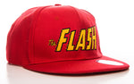 The Flash - Text Logo Snapback Cap