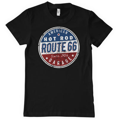 Route 66 - Hot Rod Garage Mens T-Shirt